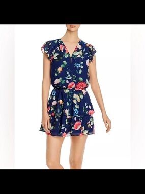 New Yumi Kim Chelsea Dress S Small Splendor Blue Floral NWT $198 Spring 2020